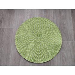 Prostíraní kulaté 38 cm - zelenobílá