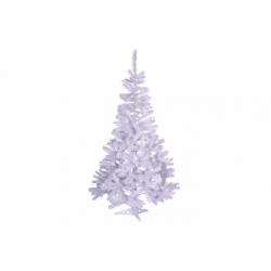Umělý vánoční strom s třpytivým efektem - 120 cm, bílý