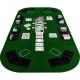 Skládací pokerová podložka - zelená