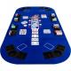 Skládací pokerová podložka - modrá