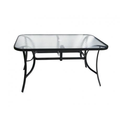 Zahradní stolek se skleněnou deskou