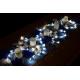 Vánoční LED osvětlení - sněhové vločky - 48 LED, studená bílá