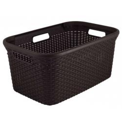 Koš na prádlo RATTAN STYLE 45 l hnědý CURVER