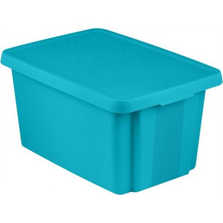 Úložný box s víkem  45L - modrý CURVER