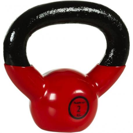 Kettlebell činka 2 kg MOVIT s vinylovým potahem