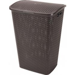 Koš na špinavé prádlo 55 l MY STYLE RATTAN hnědá CURVER