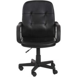Kancelářská židle s loketní opěrkou, černá