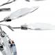 Lustr s motivem listu, 15 cm, 40 W