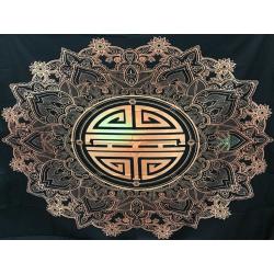 Polyesterová deka - mandala - Varianta 5