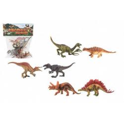 Dinosaurus plast 15 - 16 cm 6 ks v sáčku
