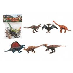 Dinosaurus plast 14 až 19 cm 6 ks v sáčku