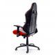 Kancelářská židle Nebraska - černá, červená
