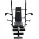 Physionics Multifunkční posilovací lavice, černá, 18 kg