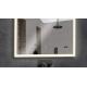 Aquamarin Koupelnové zrcadlo s LED osvětlením, 100 x 80 cm