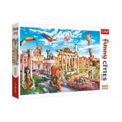 Teddies Puzzle Legrační města, 1000 dílků, 683 x 480 mm