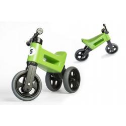 Odrážedlo FUNNY WHEELS NEW SPORT 2v1 zelené výška sedadla nastavitelná 28/31cm nosnost 50kg 18m+