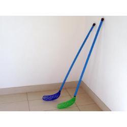 Floorball hokejka plast 110x30x3cm asst 2 barvy