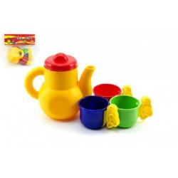 Nádobí - Čajová sada plast v sáčku 20x13x5xcm