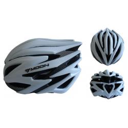 Cyklistická helma velikost L - stříbrná