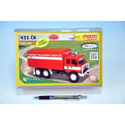 Stavebnice Monti 74 Tatra 815 hasiči ČR 1:48 v krabici 22x15x6cm