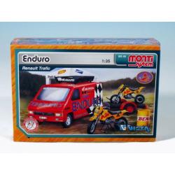 Stavebnice Monti 49 Enduro Renault Trafic 1:35 v krabici 22x15x6cm