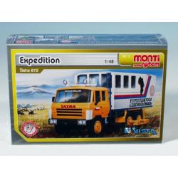 Stavebnice Monti 12 Expedice Tatra 815 1:48 v krabici 22x15x6cm