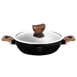 Kulatý pekáč s poklicí a mramorovým povrchem, 28 cm