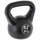 MAXXIVA Kettlebell činka, černá, 12 kg