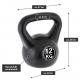 MAXXIVA Kettlebell činka, černá, 12 kg