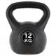 MAXXIVA Kettlebell činka, černá, 12 kg