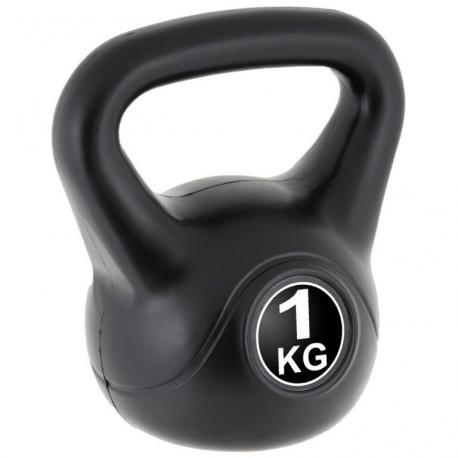 MAXXIVA Kettlebell činka, černá, 1 kg