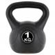 MAXXIVA Kettlebell činka, černá, 1 kg