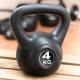 MAXXIVA Kettlebell činka, černá, 4 kg