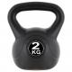 MAXXIVA Kettlebell činka, černá, 2 kg