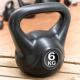 MAXXIVA Kettlebell činka, černá, 6 kg