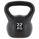 MAXXIVA Kettlebell činka, černá, 22 kg