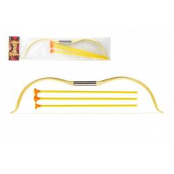 Luk 52cm + 3 šípy s přísavkou plast v sáčku