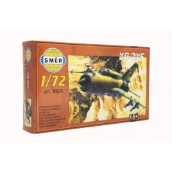 Model MiG-21 MF 1:72 15x21,8cm v krabici 25x14,5x4,5cm