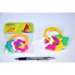 Kousátka tvary plast 10cm v sáčku 0m+