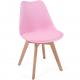 MIADOMODO Sada jídelních židlí, 4 kusy, růžové