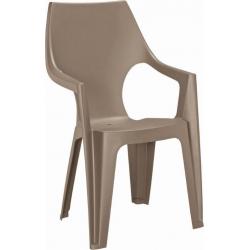 Plastová židle Dante, cappuccino