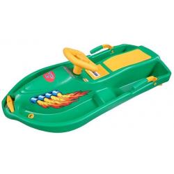 Boby s volantem Snowboat - zelený