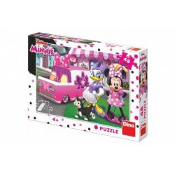Puzzle Minnie a Daisy 48 dílků 26x18 cm v krabici 27x19x4cm