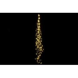 Vánoční dekorativní osvětlení – drátky, 200 LED, teple bílé