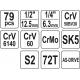 Gola sada 1/2&apos , 1/4&apos &apos  + příslušenství - 79 ks