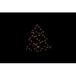 Vánoční LED dekorace do okna - STROM - 40 cm