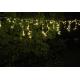 Vánoční světelný déšť - 7,8 m, 400 LED, teple bílý