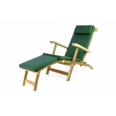 Zahradní dřevěné lehátko DIVERO Florentine + polstrování