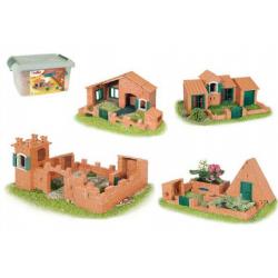 Stavebnice Teifoc Domek Raul II v plastovém boxu 41x19x30cm