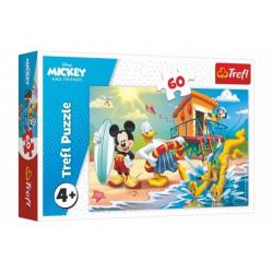 Puzzle Mickey a Donald Disney 33 x 22 cm 60 dílků